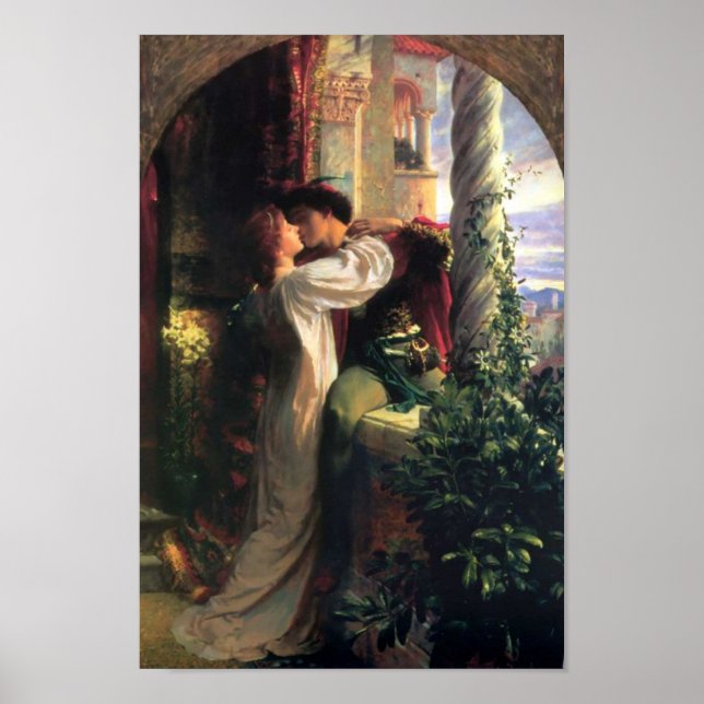 Sir Frank Dicksee, Romeo and Juliet Poster (Front)