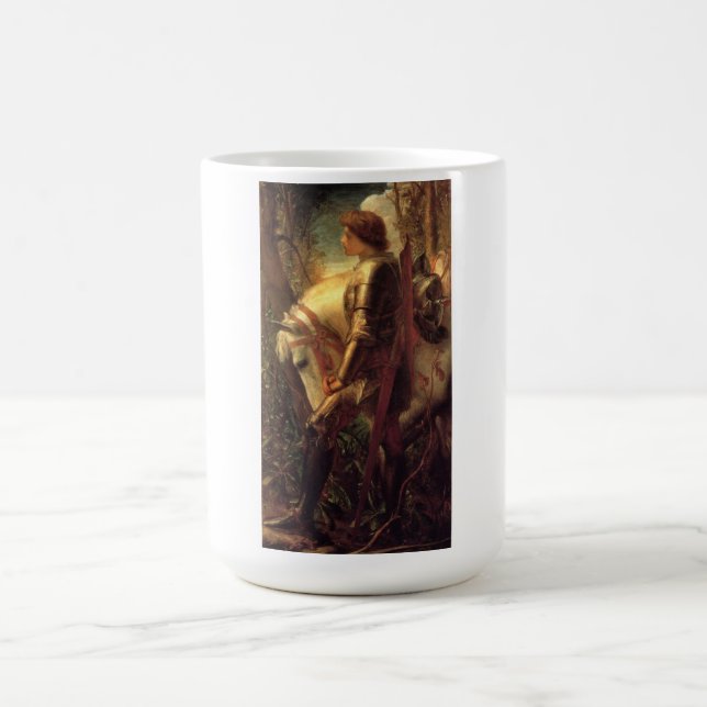 Sir Galahad (Arthurian Knight of the Round Table) Coffee Mug (Center)