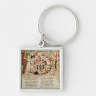 Sir Galahad is Welcomed to the Round Table Key Ring