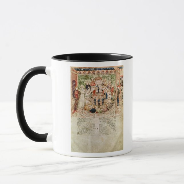 Sir Galahad is Welcomed to the Round Table Mug (Left)