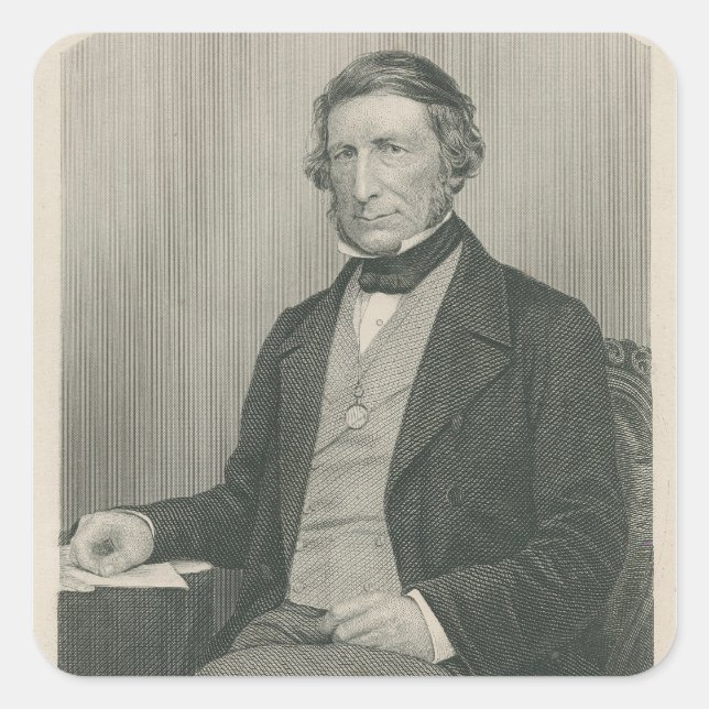 Sir George Cornewall Lewis Square Sticker (Front)