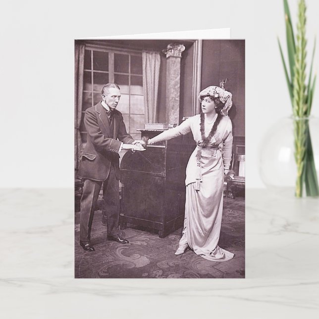 Sir Gerald du Maurier & Miss Ellis Jeffreys Card (Front)