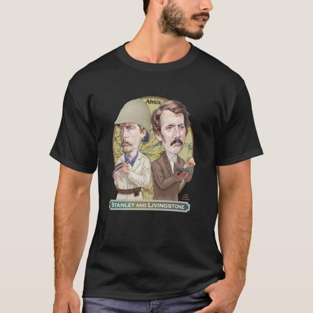 Sir Henry Morton Stanley and David Livingstone, Ex T-Shirt (Front)