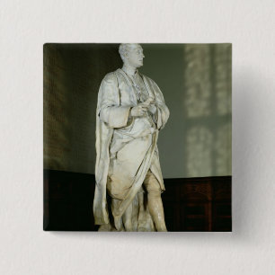 Sir Isaac Newton 15 Cm Square Badge