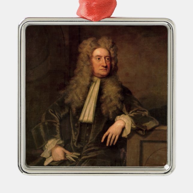 Sir Isaac Newton Metal Tree Decoration (Front)