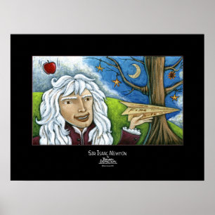 Sir Isaac Newton Poster