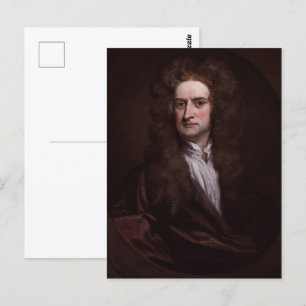 Sir Issac Newton Postcard