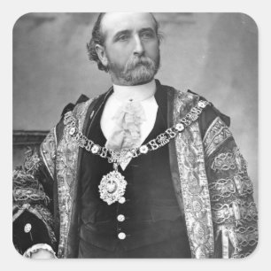 Sir James Whitehead, Lord Mayor of London Square Sticker
