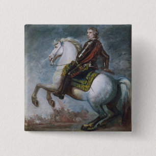 Sir Jeffrey Amherst (1717-97) c.1768 (oil on canva 15 Cm Square Badge