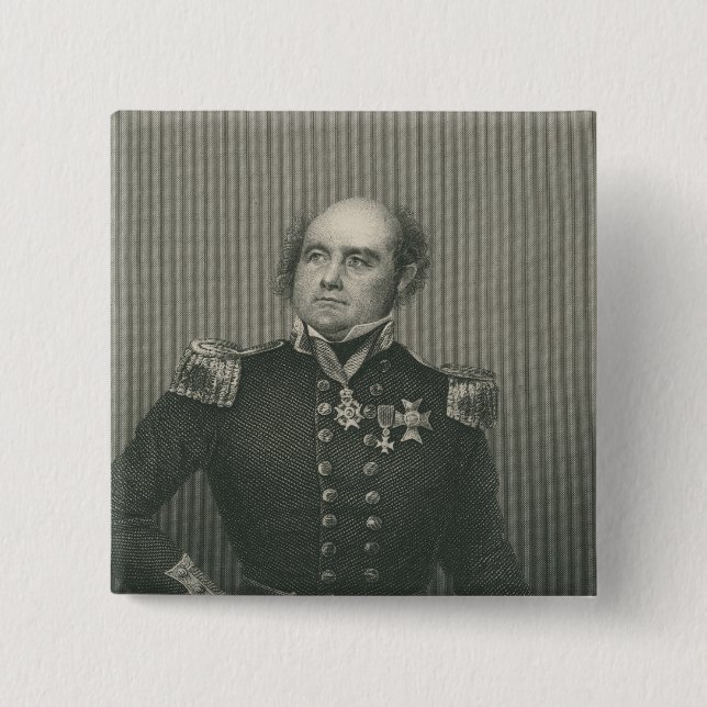 Sir John Franklin 15 Cm Square Badge (Front)