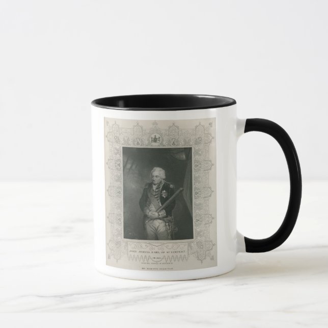 Sir John Jervis in 1795 Mug (Right)