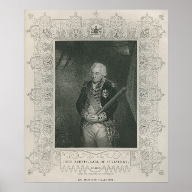 Sir John Jervis in 1795 Poster (Front)