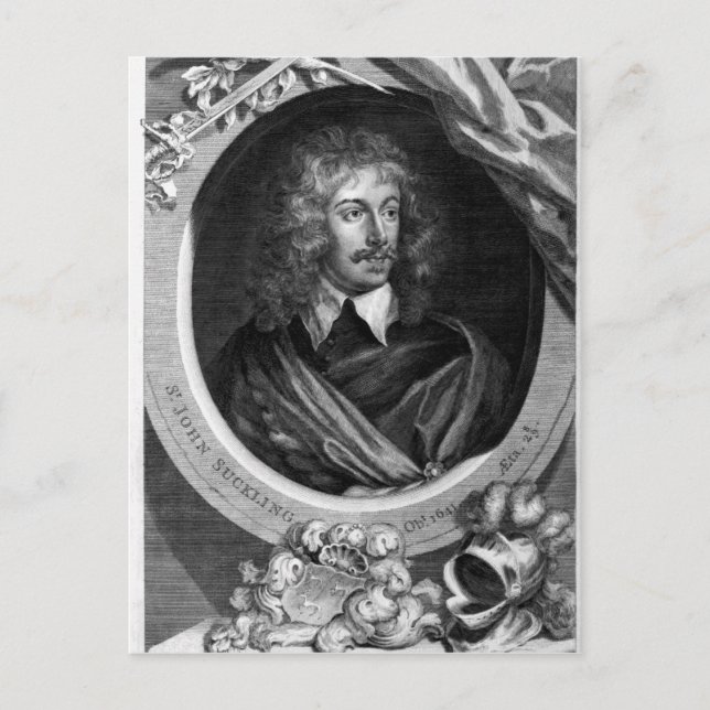 Sir John Suckling Postcard (Front)