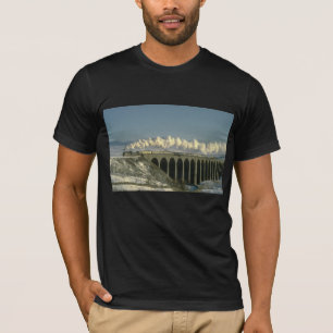 Sir Lamiel crosses Ribblehead Viaduct on the Settl T-Shirt