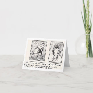 Sir Lancelot The Rooster 🐓  Thank You Card
