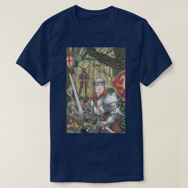 Sir Meghan in the Woods T-Shirt (Design Front)