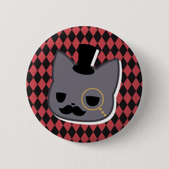 Sir Mittens 6 Cm Round Badge (Front)