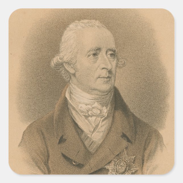 Sir Philip Francis Square Sticker (Front)