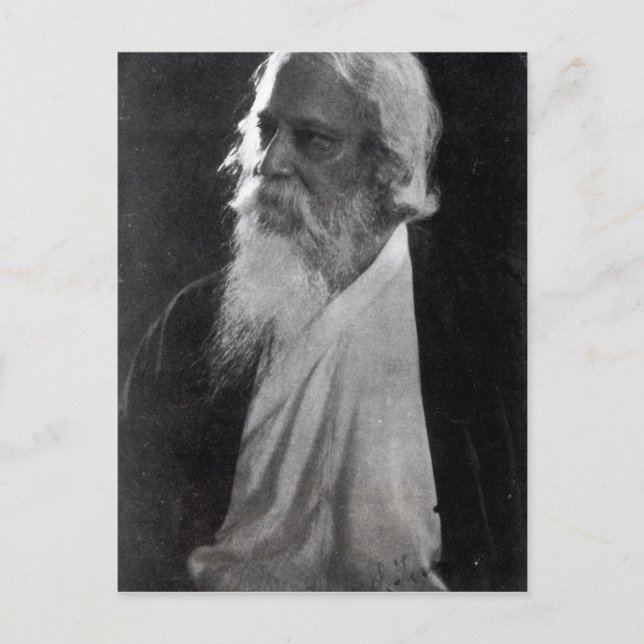 Sir Rabindranath Tagore Postcard (Front)