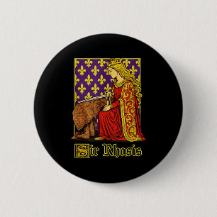Sir rhosis funny gen z brainrot meme raunchy humor 6 cm round badge