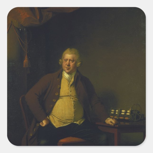 Sir Richard Arkwright, 1789-90 Square Sticker (Front)
