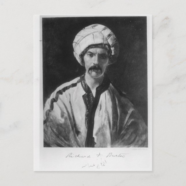 Sir Richard Burton Postcard (Front)