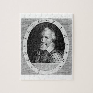 Sir Richard Grenville (c.1541-91), from 'Newe Welt Jigsaw Puzzle