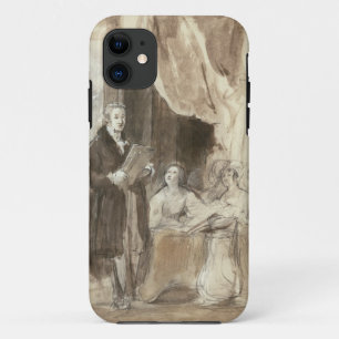 Sir Robert Peel Reading to Queen Victoria iPhone 11 Case