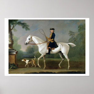 Sir Roger Burgoyne Riding 'Badger', 1740 (oil on c Poster