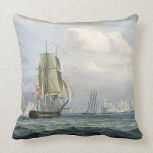 Sir Sidney Smith's (1764-1840) Squadron engaging a Cushion