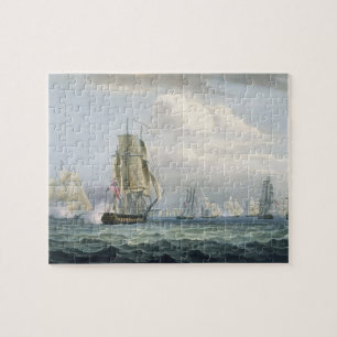 Sir Sidney Smith's (1764-1840) Squadron engaging a Jigsaw Puzzle