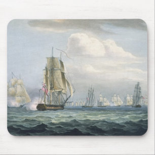 Sir Sidney Smith's (1764-1840) Squadron engaging a Mouse Pad