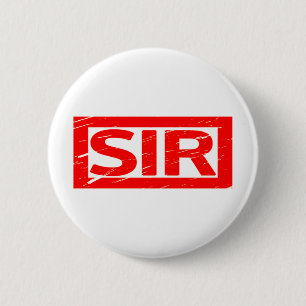 Sir Stamp 6 Cm Round Badge