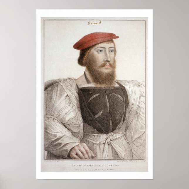 Sir Thomas Boleyn (1477-1539) engraved by Francesc Poster (Front)