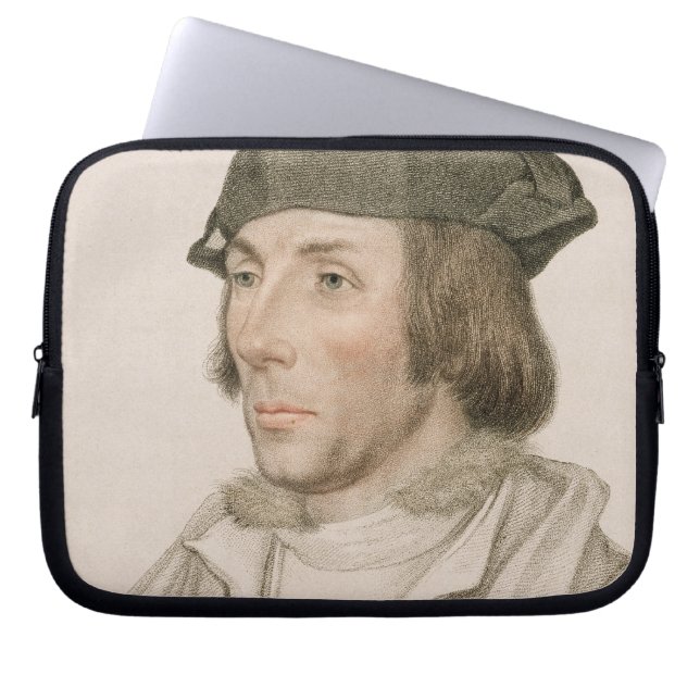 Sir Thomas Elyot (c.1490-1546) engraved by Frances Laptop Sleeve (Front)