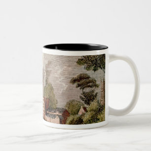 Sir Thomas Lombe's Silk Mill, Derby Two-Tone Coffee Mug