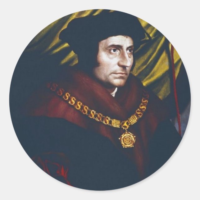 Sir Thomas More Classic Round Sticker (Front)
