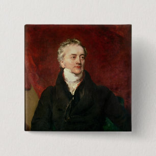 Sir Thomas Young MD, FRS 15 Cm Square Badge