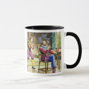 Sir Walter Raleigh (1554-1618) from 'Peeps into th Mug