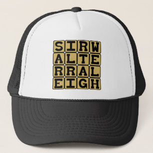 Sir Walter Raleigh, English Explorer Trucker Hat