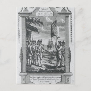 Sir Walter Raleigh Postcard