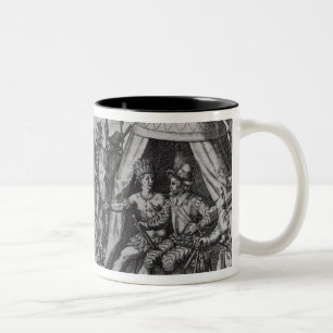 Sir Walter Raleigh Two-Tone Coffee Mug