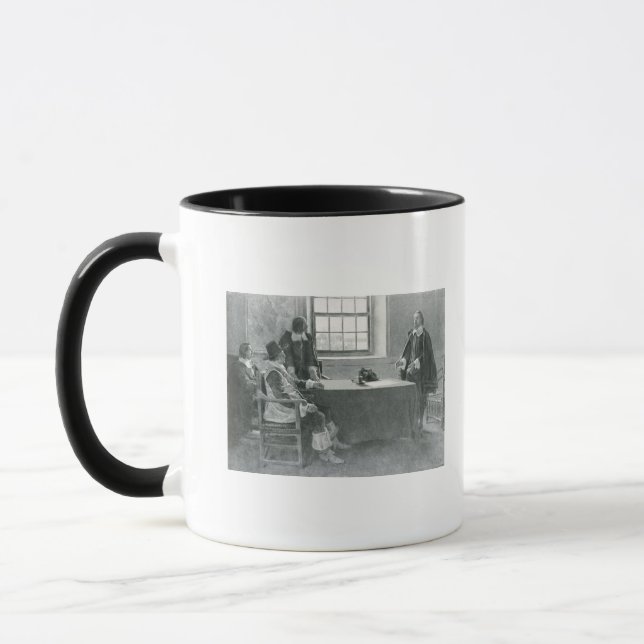 Sir William Berkeley Surrendering Mug (Left)