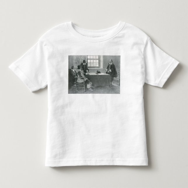 Sir William Berkeley Surrendering Toddler T-Shirt (Front)