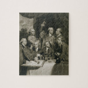 Sir William Hamilton (1730-1803) with other Connoi Jigsaw Puzzle