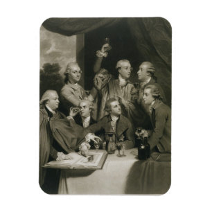 Sir William Hamilton (1730-1803) with other Connoi Magnet