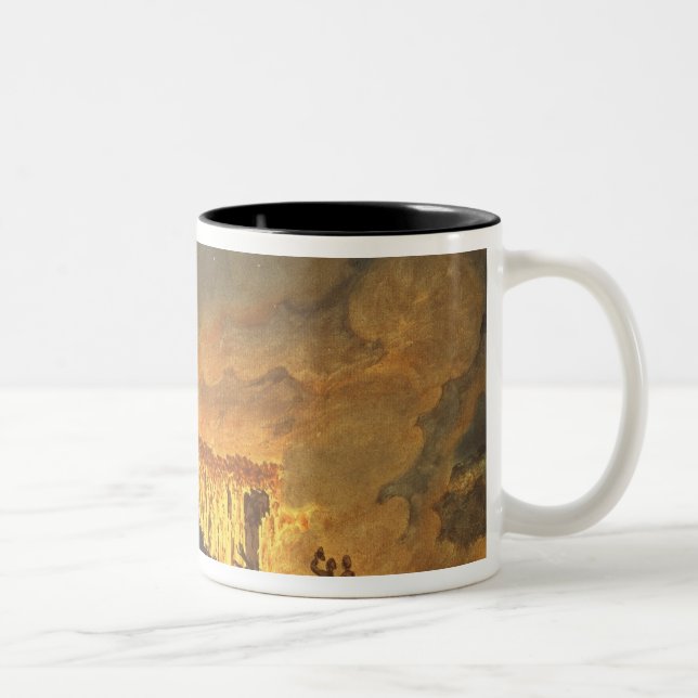 Sir William Hamilton  showing Ferdinand IV Two-Tone Coffee Mug (Right)