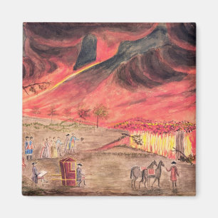 Sir William Hamilton Studying the Eruption Magnet