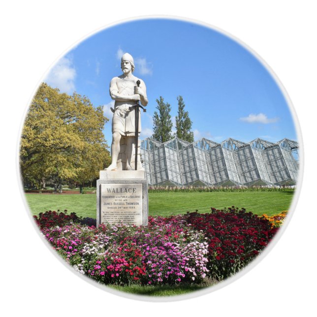 Sir William Wallace Statue Ceramic Knob (Front)