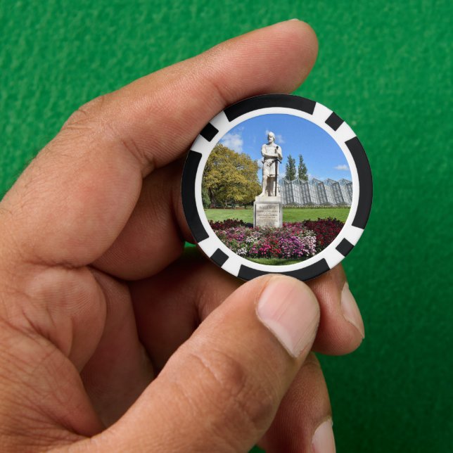 Sir William Wallace Statue Poker Chips (Hand)